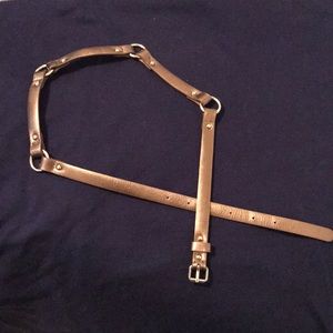 Bronze leather Ann Taylor belt. Size small